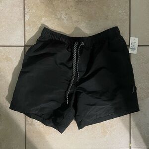 Men's Black Swim Shorts